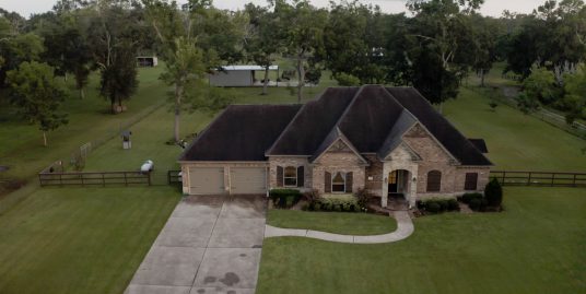 Custom Home, Cattle Ranch and San Bernard River front
